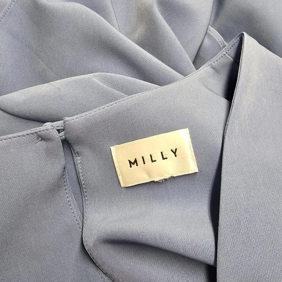 Milly Womens Nicole Bell Sleeve Shift Dress Size M - Picture 11 of 13